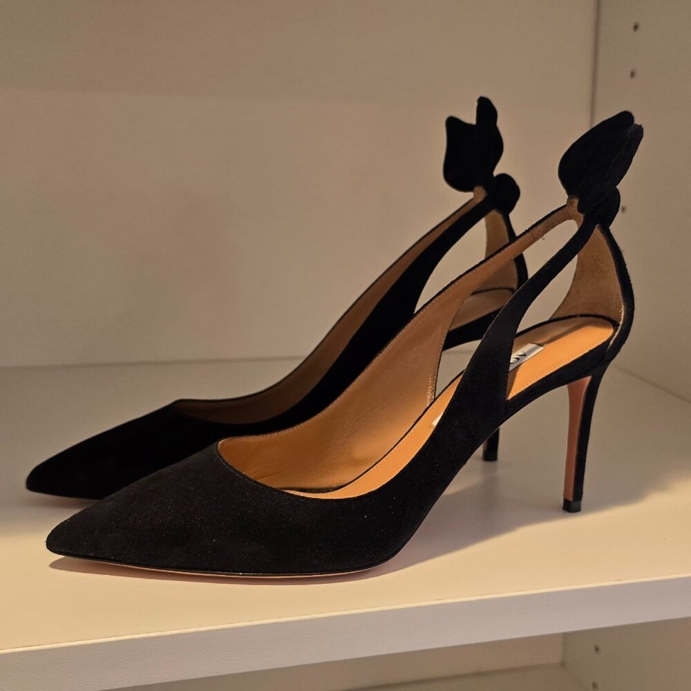 Aquazurra Bow Tie Pump 85